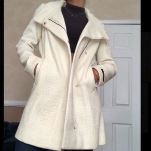 Brand new Cole Haan white coat